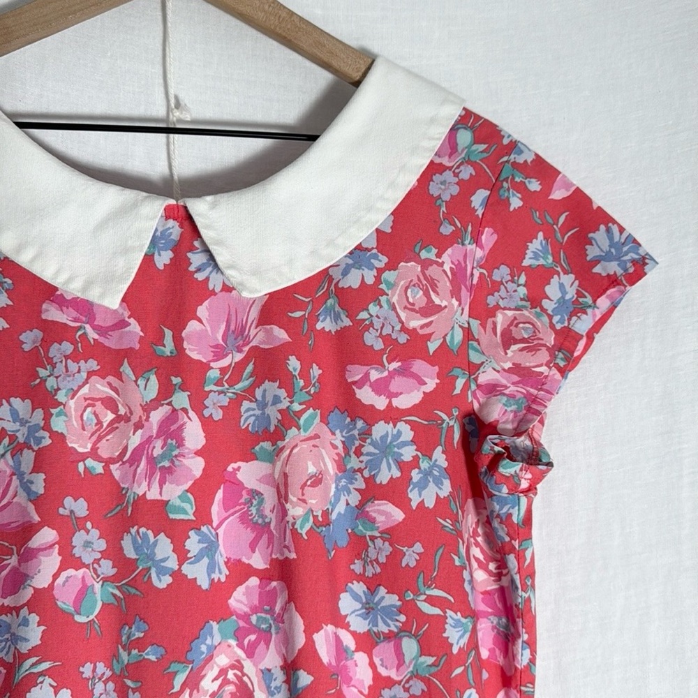 Vintage Laura Ashley Mother and Child Dress Drop Waste Floral Maxi Size 12 - Picture 2 of 12